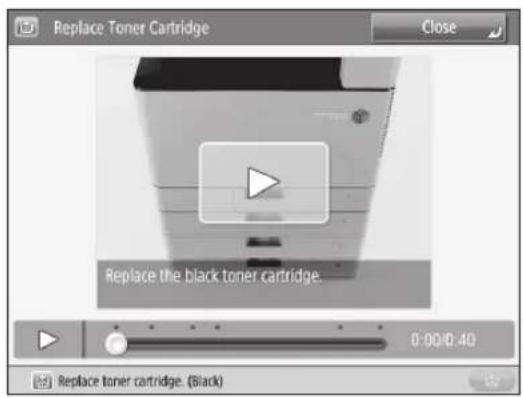 CANON imageRUNNER ADVANCE C3320i - If an Error Message Is Displayed - 1