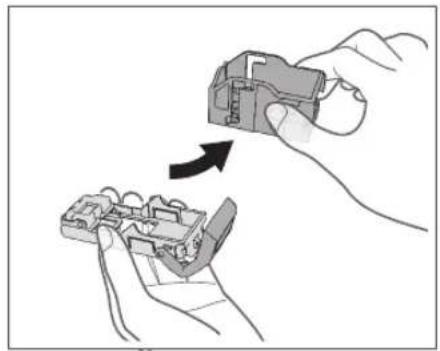 CANON imageRUNNER ADVANCE C3320i - Pull out the empty staple case from the staple cartridge. - 1