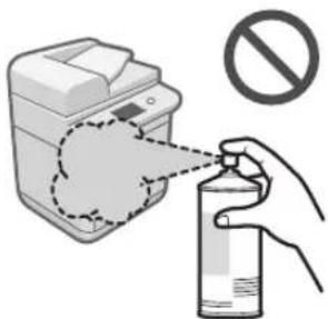 CANON imageRUNNER ADVANCE C3320i - Precauciones de manejo - 3