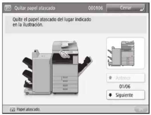 CANON imageRUNNER ADVANCE C3320i - Si se producen atascos de papel - 1