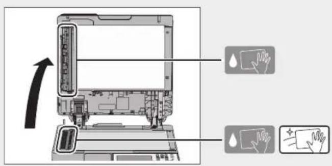 CANON imageRUNNER ADVANCE C3320i - Cleaning the Document Feed Scanning Area - 1