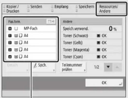 CANON imageRUNNER ADVANCE C3320i - HINWEIS - 1
