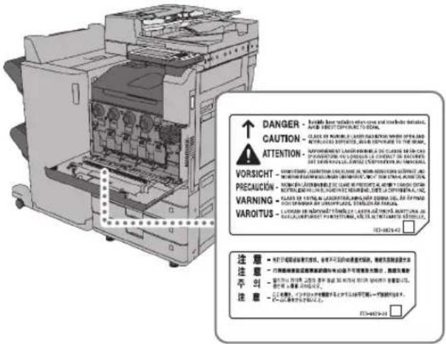 CANON imageRUNNER ADVANCE C3320i - VORSICHT - 3