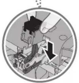 CANON imageRUNNER ADVANCE C3320i - Insert the new staple cartridge in until it clicks into place. - 2
