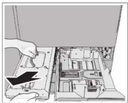 CANON imageRUNNER ADVANCE C3320i - Remove the waste toner container. - 1