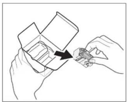 CANON imageRUNNER ADVANCE C3320i - Remove the new staple case from its box. - 1