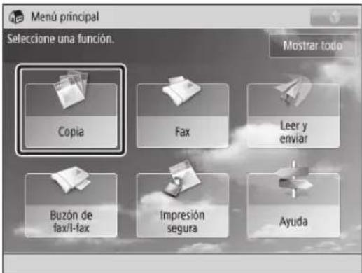 CANON imageRUNNER ADVANCE C3320i - Teclas de uso - 1