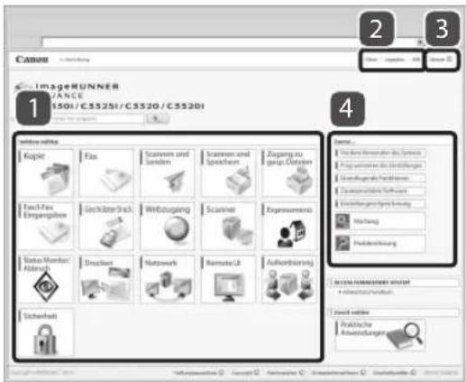 CANON imageRUNNER ADVANCE C3320i - Erste Seite der e-Anleitung - 1