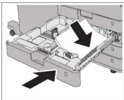 CANON imageRUNNER ADVANCE C3320i - Cargue el papel en el casete. - 2