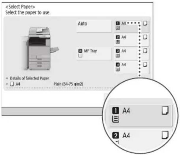 CANON imageRUNNER ADVANCE C3320i - Select Paper Copy Print - 1