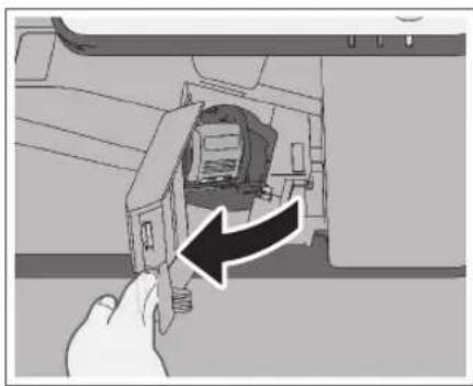 CANON imageRUNNER ADVANCE C3320i - Aprire il pannello anteriore del finisher. - 1
