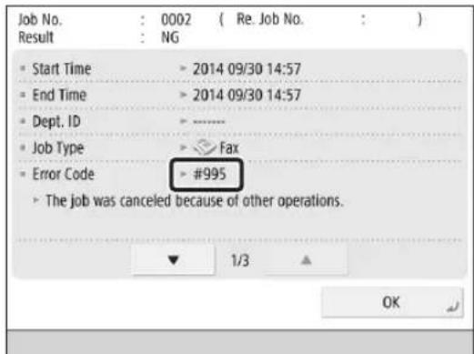 CANON imageRUNNER ADVANCE C3320i - If the Problem Cannot Be Solved - 1