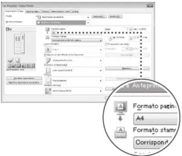 CANON imageRUNNER ADVANCE C3320i - Selezione carta Copla Stampa - 2