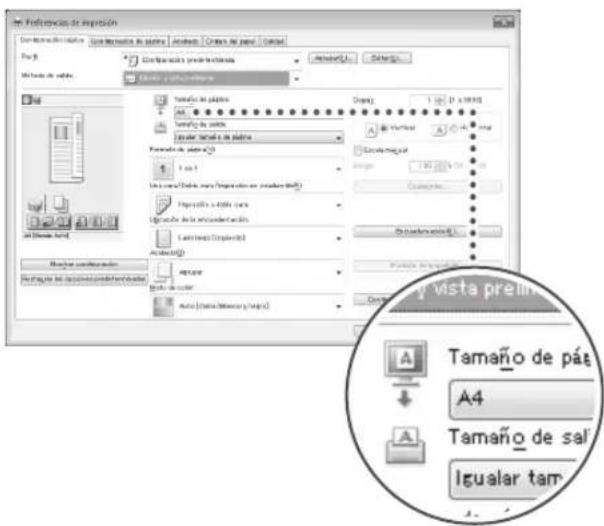 CANON imageRUNNER ADVANCE C3320i - Selección papel Copiar Imprimir - 2