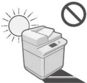 CANON imageRUNNER ADVANCE C3320i - Non installare la macchina in presenza delle condizioni indicate - 1