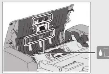 CANON imageRUNNER ADVANCE C3320i - Reinigen der Einzugswalzen - 1