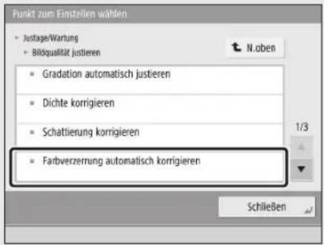 CANON imageRUNNER ADVANCE C3320i - Farben sind verschoben - 1