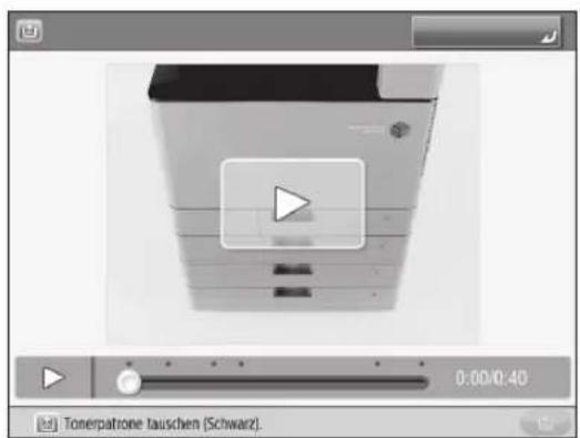 CANON imageRUNNER ADVANCE C3320i - Wenne eine Fehlermeldung angezeigt wird - 1