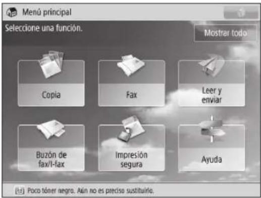 CANON imageRUNNER ADVANCE C3320i - Sustituir el cartucho detóner - 1