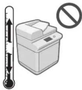 CANON imageRUNNER ADVANCE C3320i - Avoid Installing the Machine in the Following Locations - 3