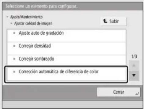 CANON imageRUNNER ADVANCE C3320i - Los colores estarán movidos - 1