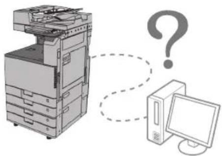 CANON imageRUNNER ADVANCE C3320i - El equipo está conectado correctamente al ordinador? - 1