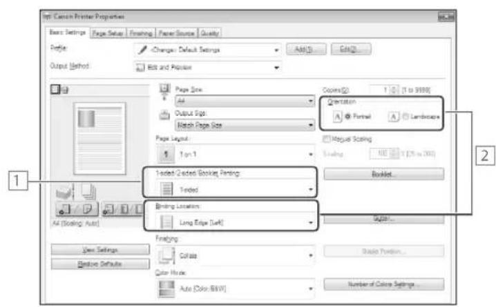 CANON imageRUNNER ADVANCE C3320i - If Two-Sided Printing Settings Do Not Work Correctly - 1