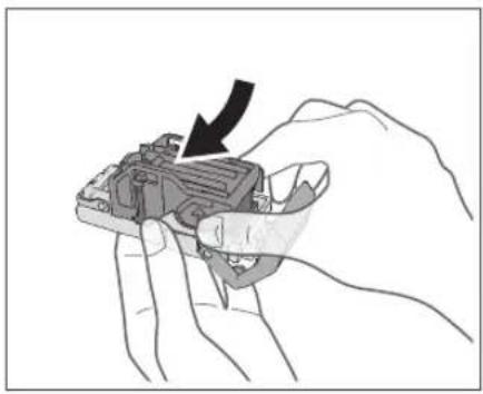 CANON imageRUNNER ADVANCE C3320i - Ziehen Sie das Heftklammernmagazin aus dem Finisher. - 1