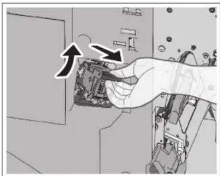 CANON imageRUNNER ADVANCE C3320i - Pull out the staple cartridge. - 1