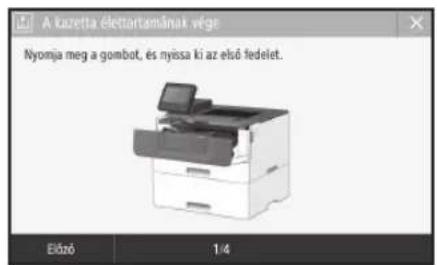 CANON i-SENSYS LBP215x - A festékkazetta cseréje - 1