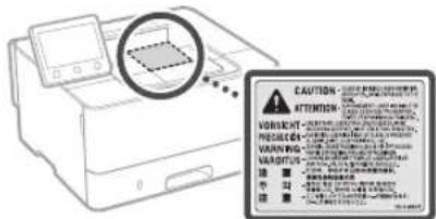 CANON i-SENSYS LBP215x - A UPOZORNĚNÍ - 1