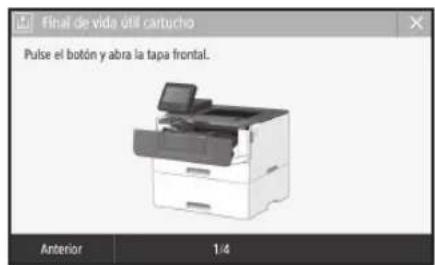 CANON i-SENSYS LBP215x - Sustituir el cartucho de tóner - 1