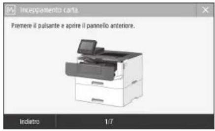 CANON i-SENSYS LBP215x - Si sono verificati inceppamenti della carta - 1
