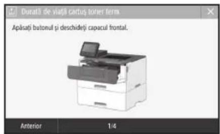 CANON i-SENSYS LBP215x - Înlocuirea cartușului de toner - 1
