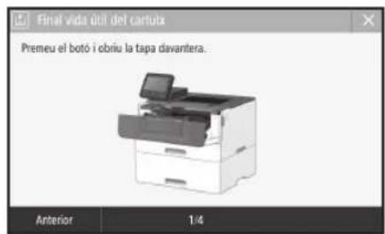 CANON i-SENSYS LBP215x - Canviar el cartutx de tòner - 1