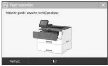 CANON i-SENSYS LBP215x - Došlo je do zaglavljivanja papira - 1