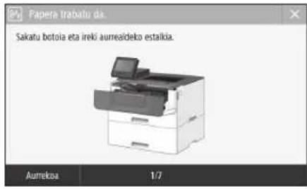 CANON i-SENSYS LBP215x - Paper buxatzea - 1