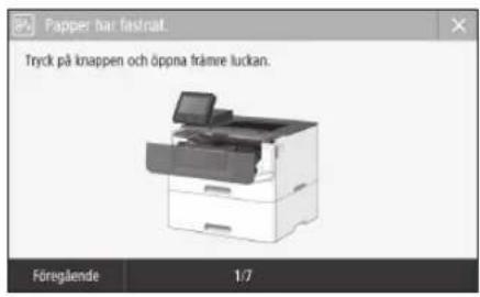 CANON i-SENSYS LBP215x - Enheten verkar inte fungera Papper har fastnat - 4