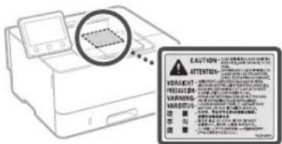 CANON i-SENSYS LBP215x - A UPOZORNENIE - 1