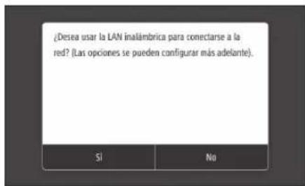 CANON i-SENSYS LBP215x - Especificar el método de conexión - 1