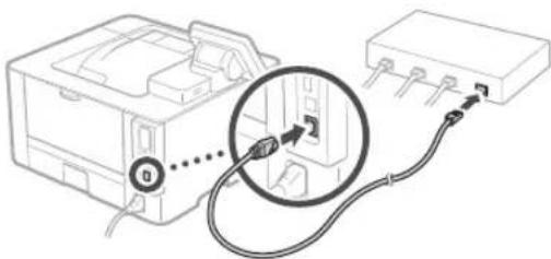 CANON i-SENSYS LBP215x - Yhteyden muodostaminen langallisen lähiverkon kautta - 2