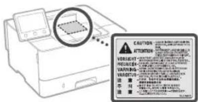 CANON i-SENSYS LBP215x - Lasersikkerhed - 1