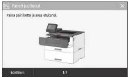 CANON i-SENSYS LBP215x - Laite ei tunnu toimivan Paperitukoksia on esiintynyt - 3