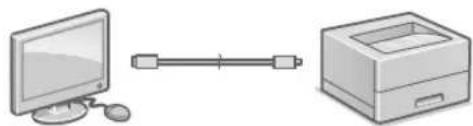 CANON i-SENSYS LBP215x - USB כרִיַעָה בְרִיַעָה - 1