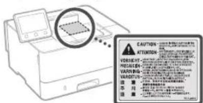 CANON i-SENSYS LBP215x - Segurança do laser - 1