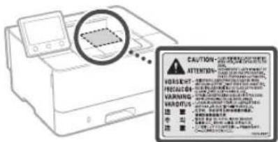 CANON i-SENSYS LBP215x - Ασφάλεια ακτινοβολίας λέιζερ - 1