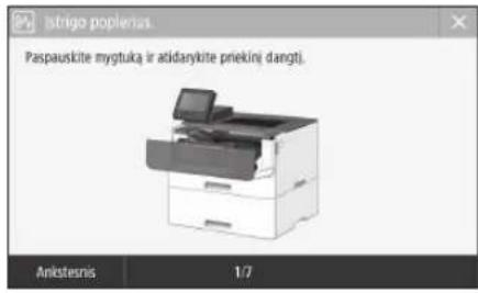 CANON i-SENSYS LBP215x - Atrodo, kad jrenginys neveikia lstrigo popierius - 2