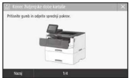 CANON i-SENSYS LBP215x - Zamenjava kartuše s tonerjem - 1