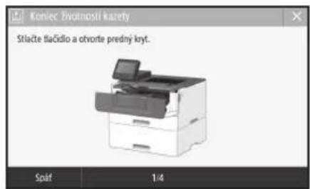 CANON i-SENSYS LBP215x - Výmena kazety s tonerom - 1