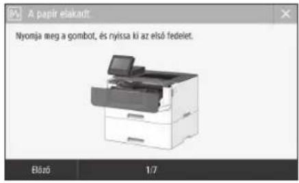 CANON i-SENSYS LBP215x - A készülék nem működik Elakadt a papír - 3